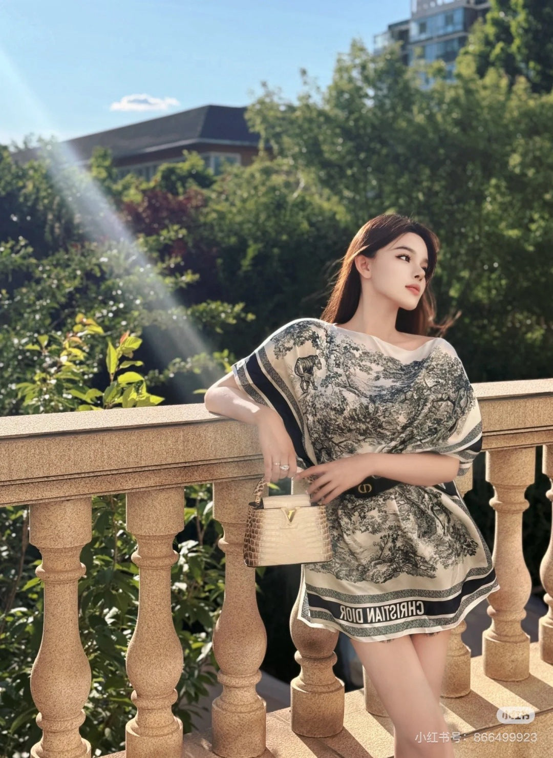 CD 25fw silk dress