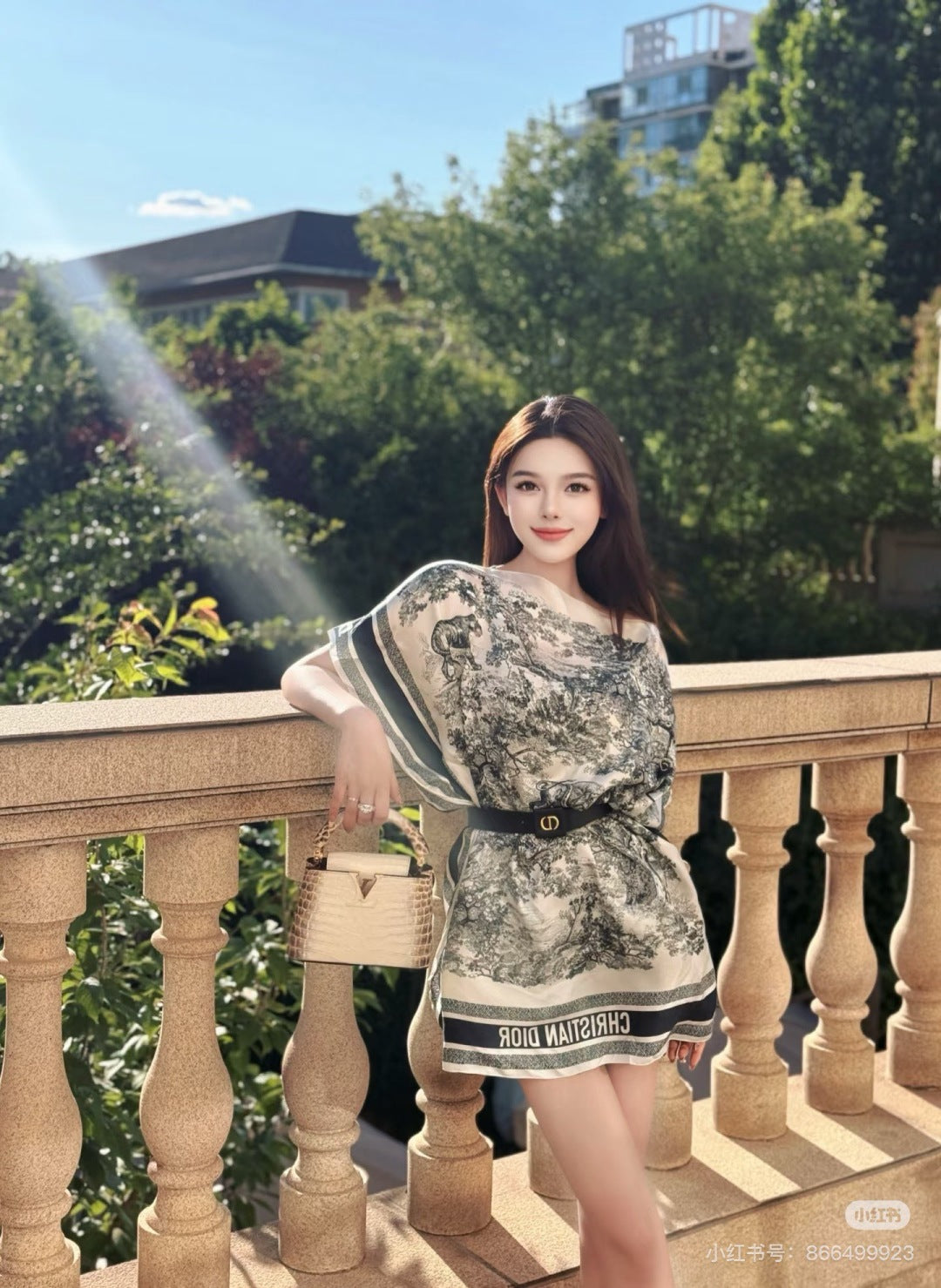 CD 25fw silk dress