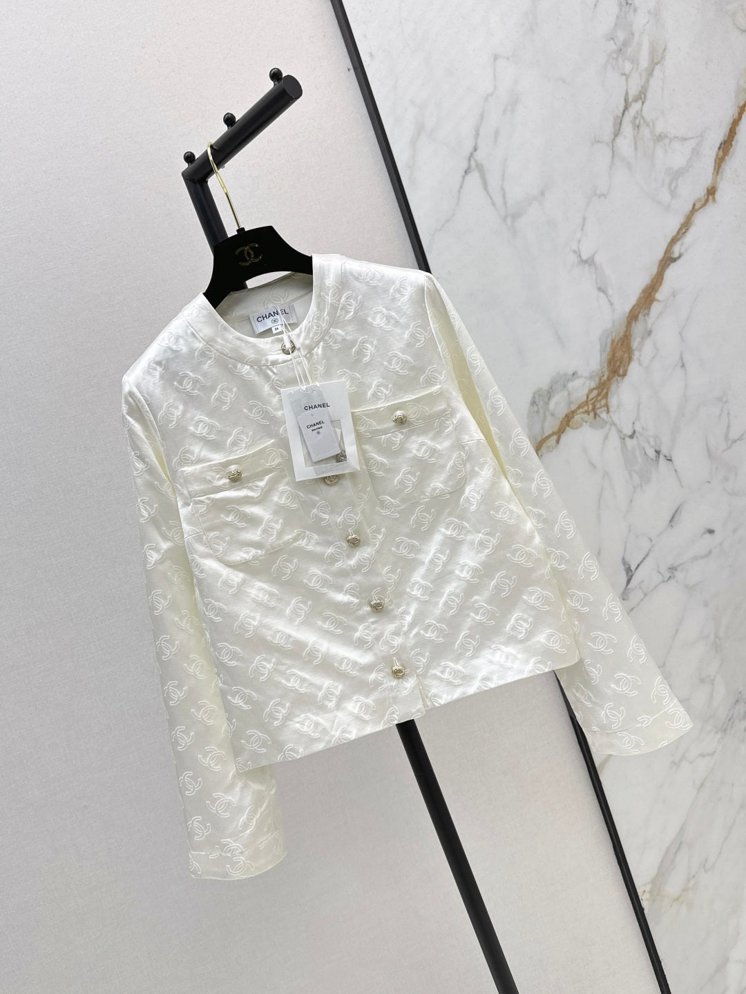 Chan 25fw silk jacket