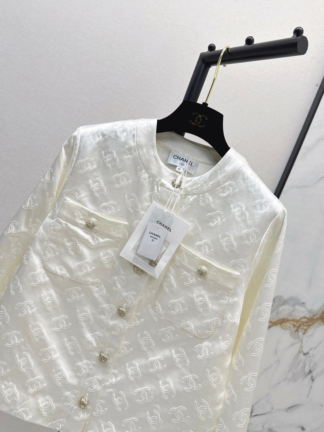 Chan 25fw silk jacket