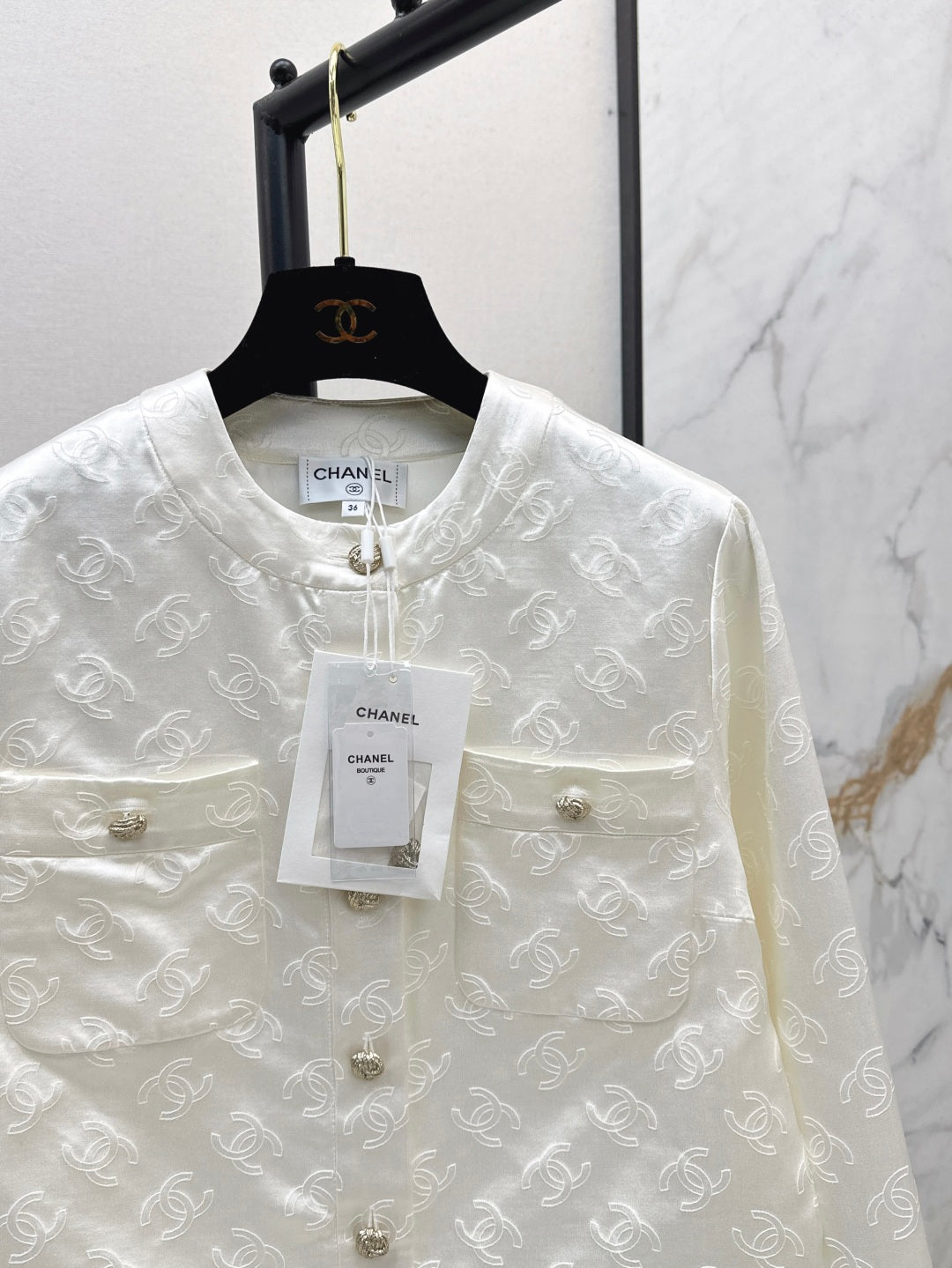 Chan 25fw silk jacket