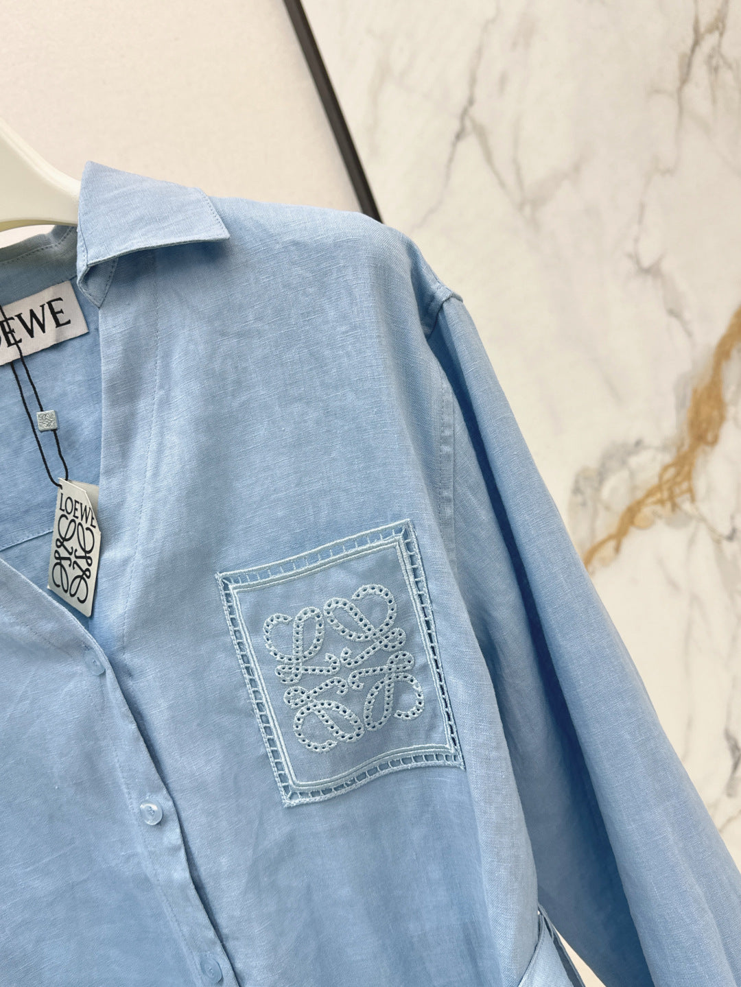 Loe 25fw linen shirt