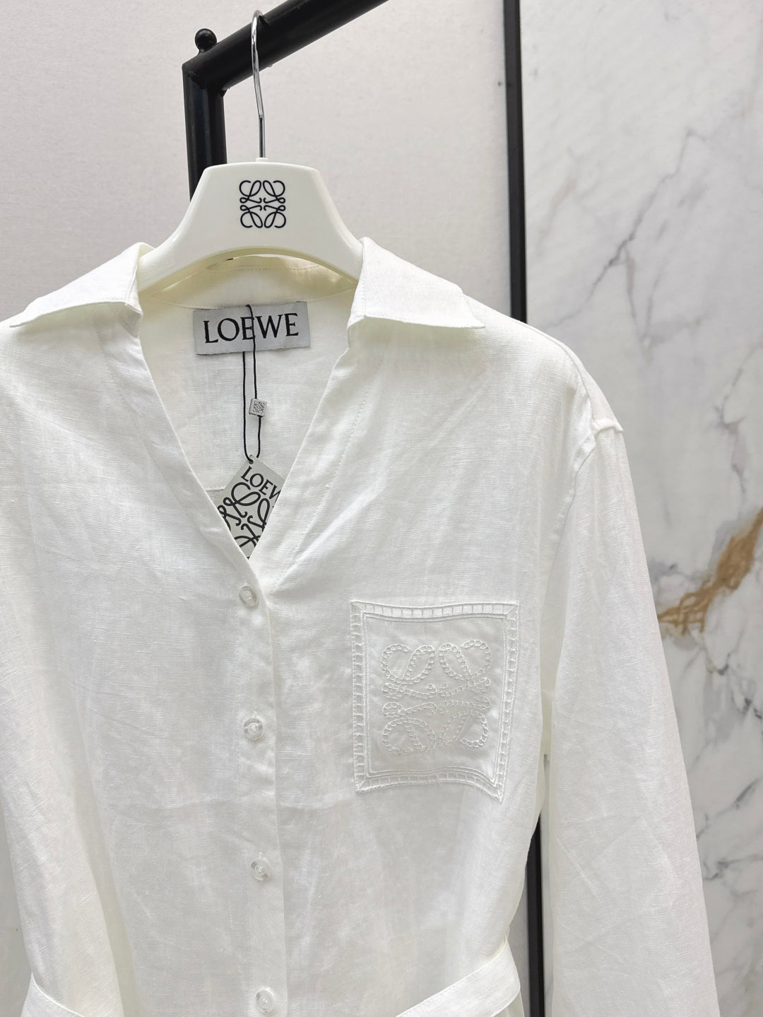 Loe 25fw linen shirt