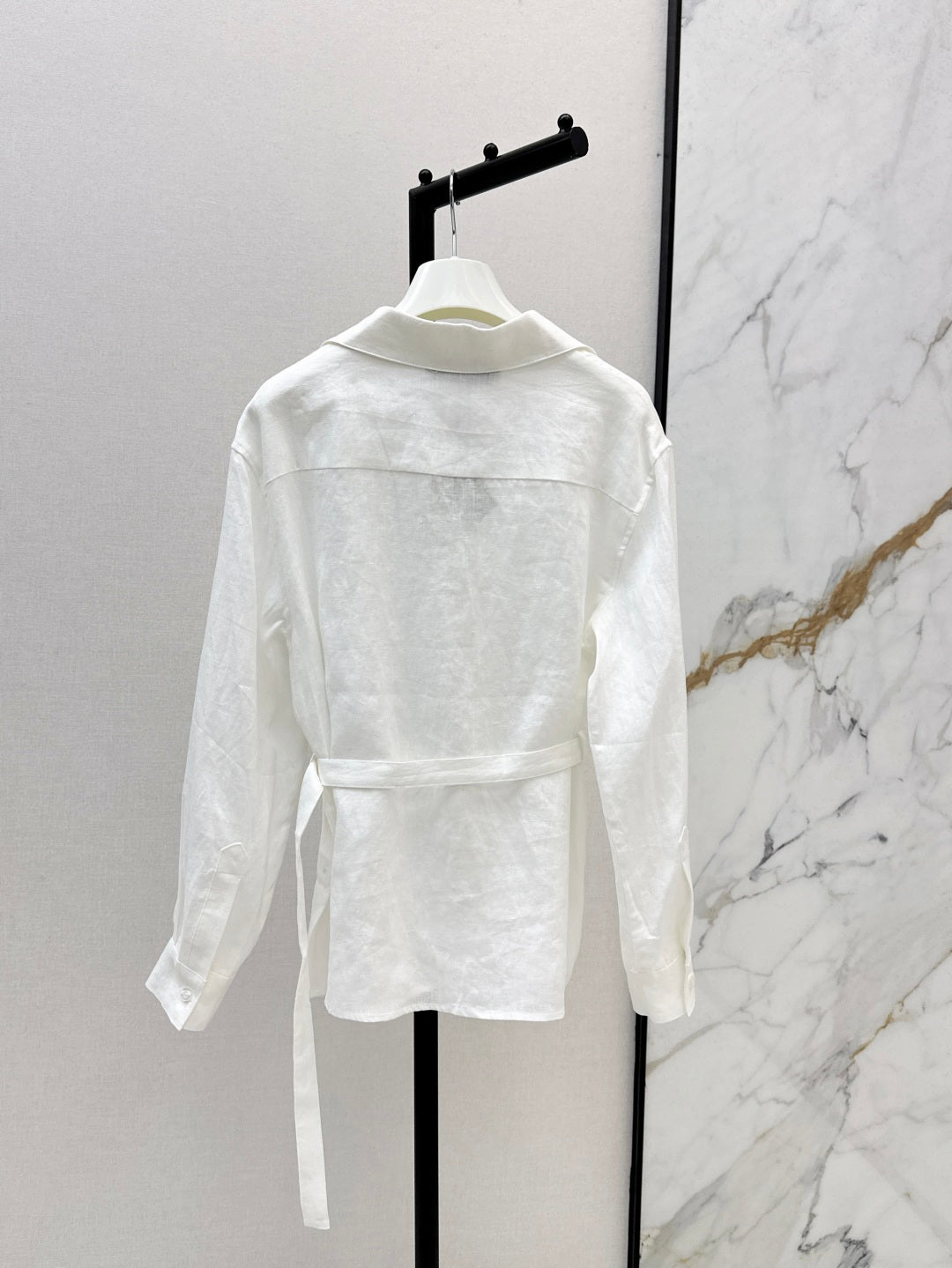 Loe 25fw linen shirt