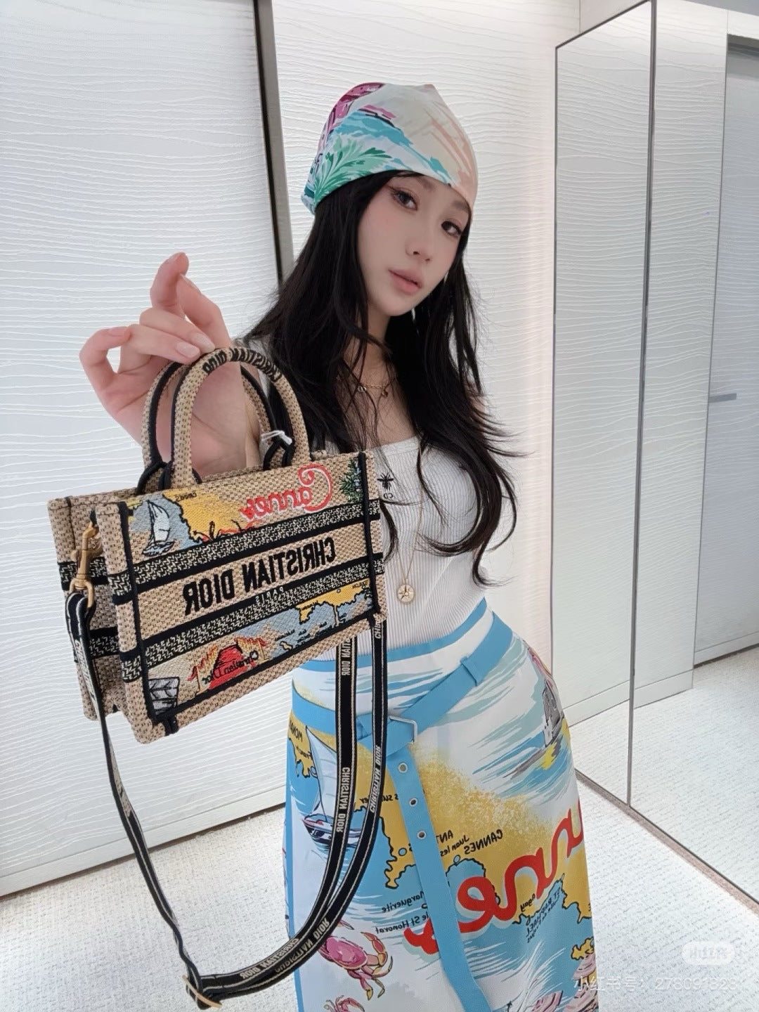 CD 25SS printed skirt