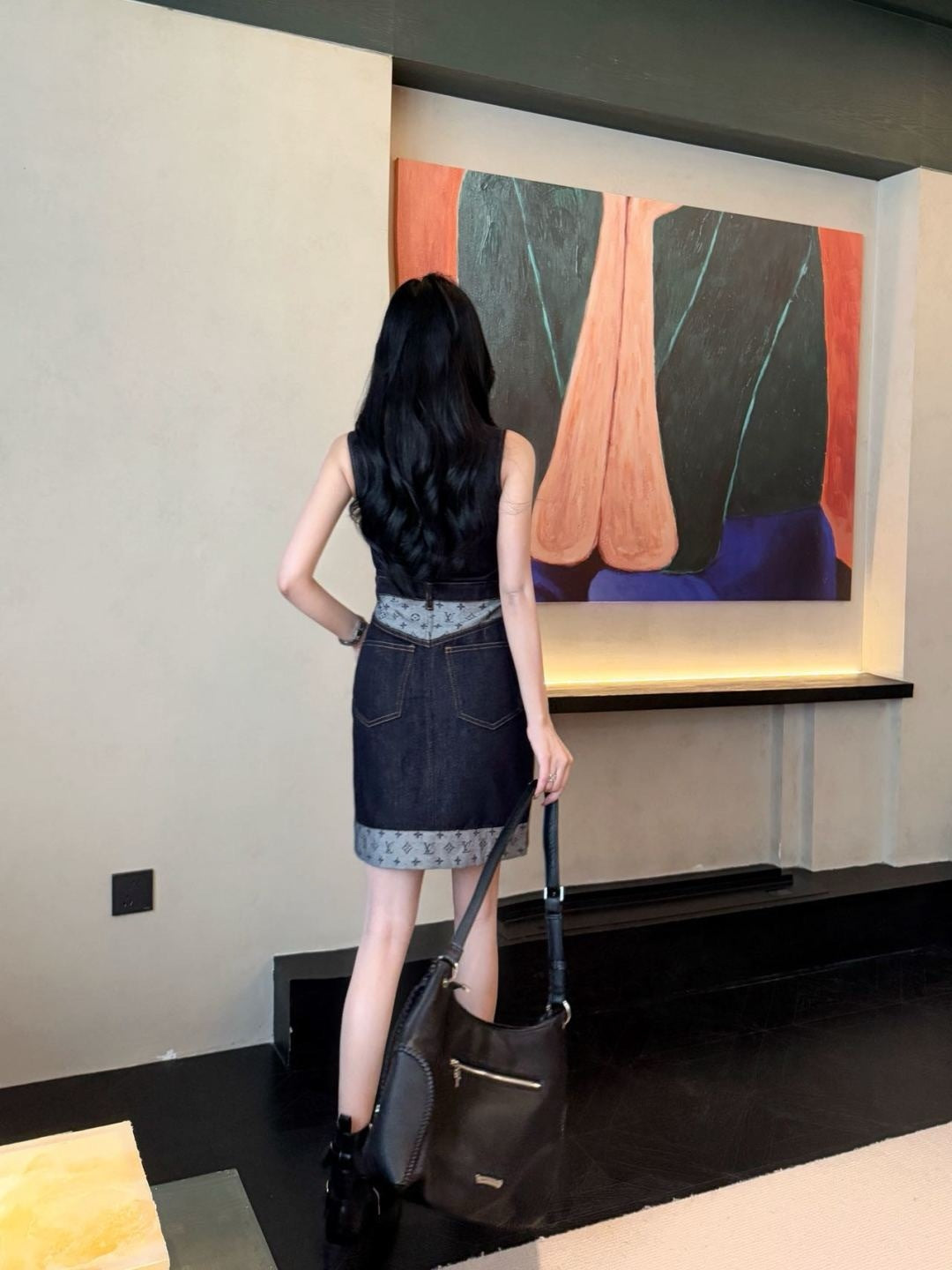Louis 25fw denim dress