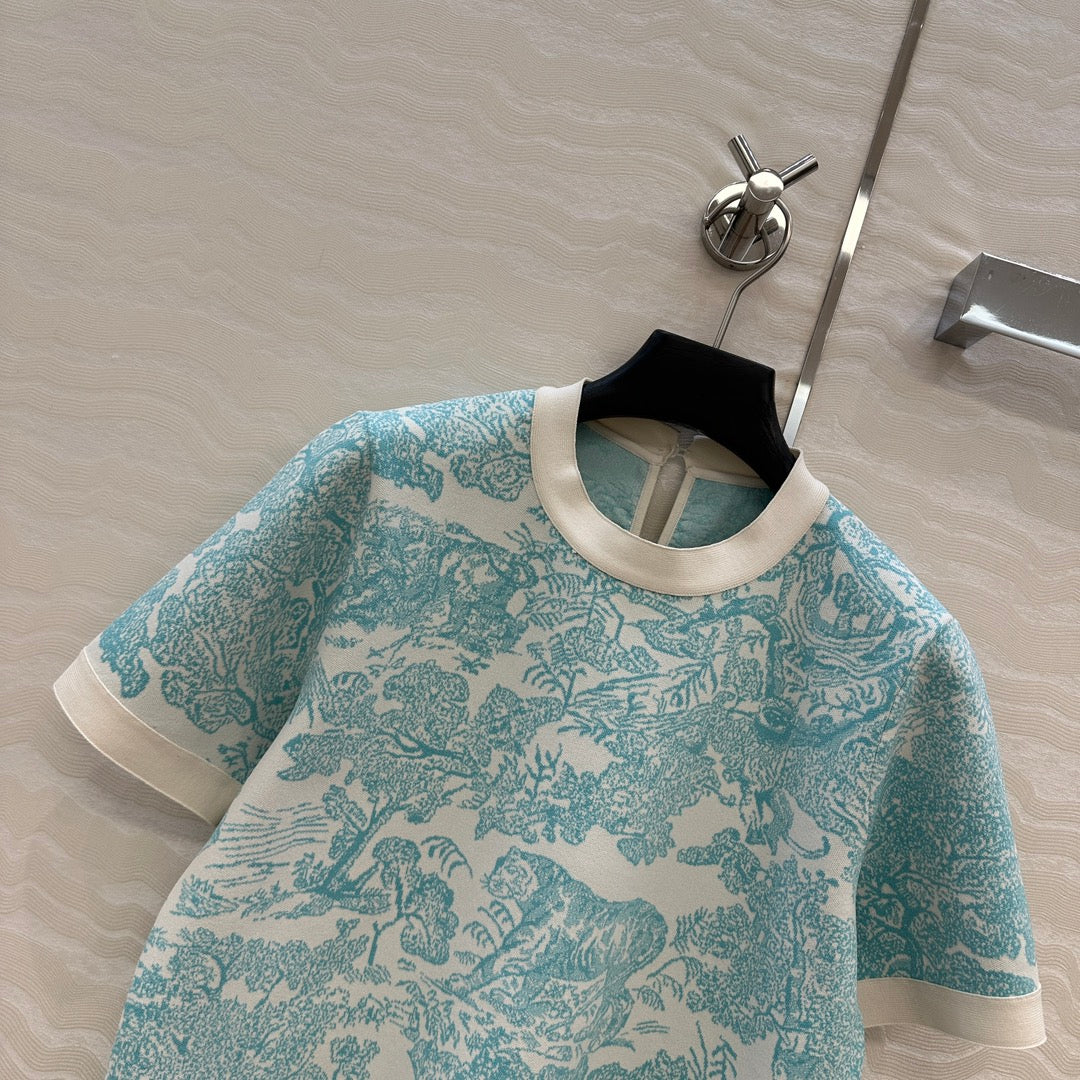 CD 25ss miss D knit shirt