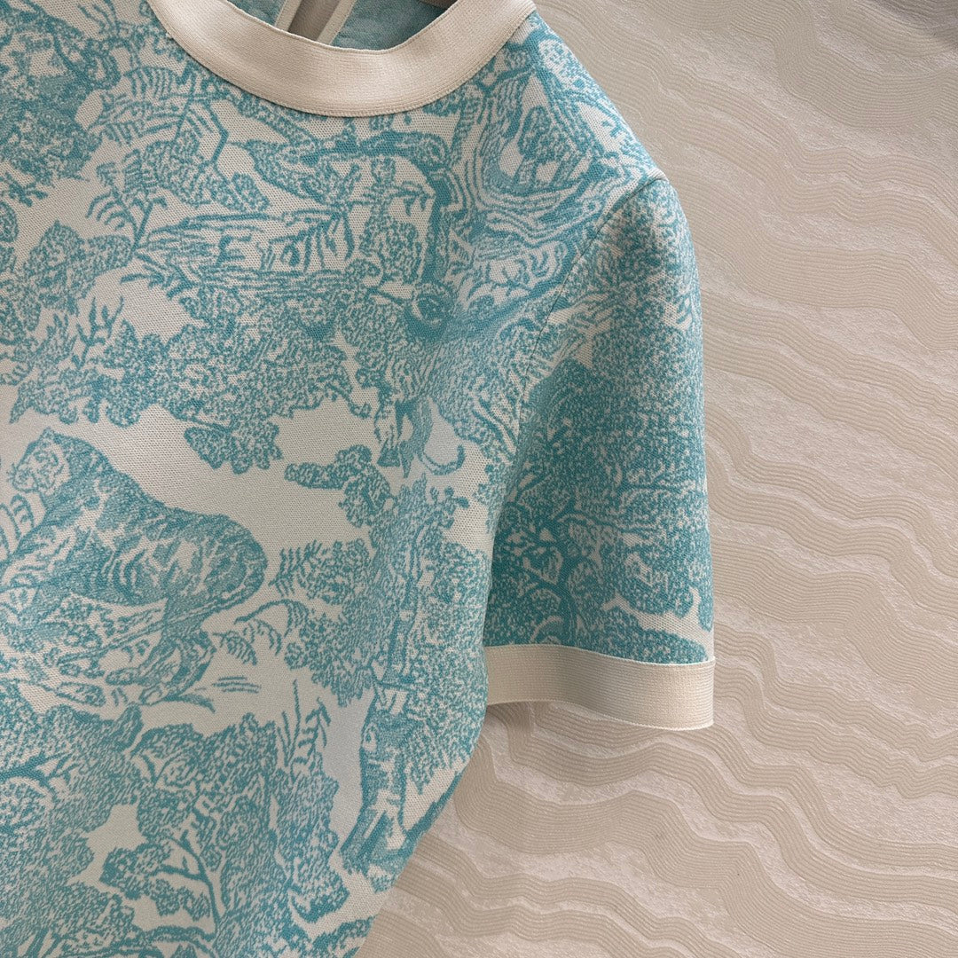 CD 25ss miss D knit shirt