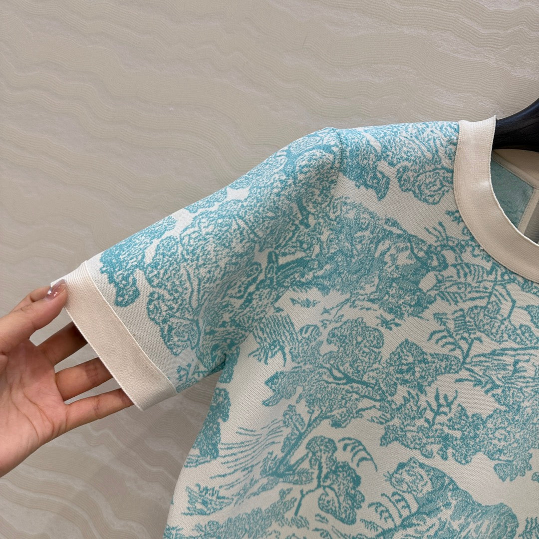 CD 25ss miss D knit shirt