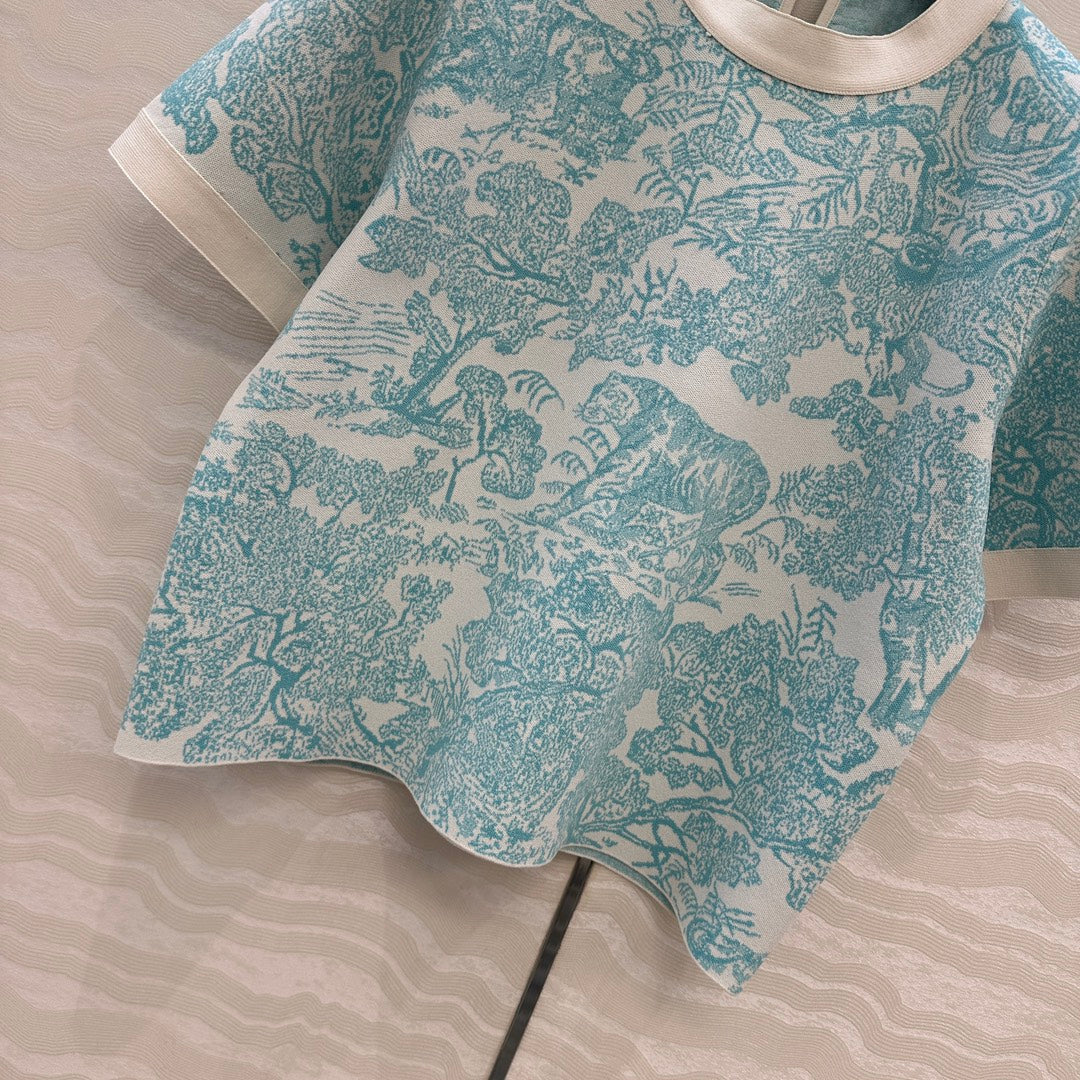 CD 25ss miss D knit shirt