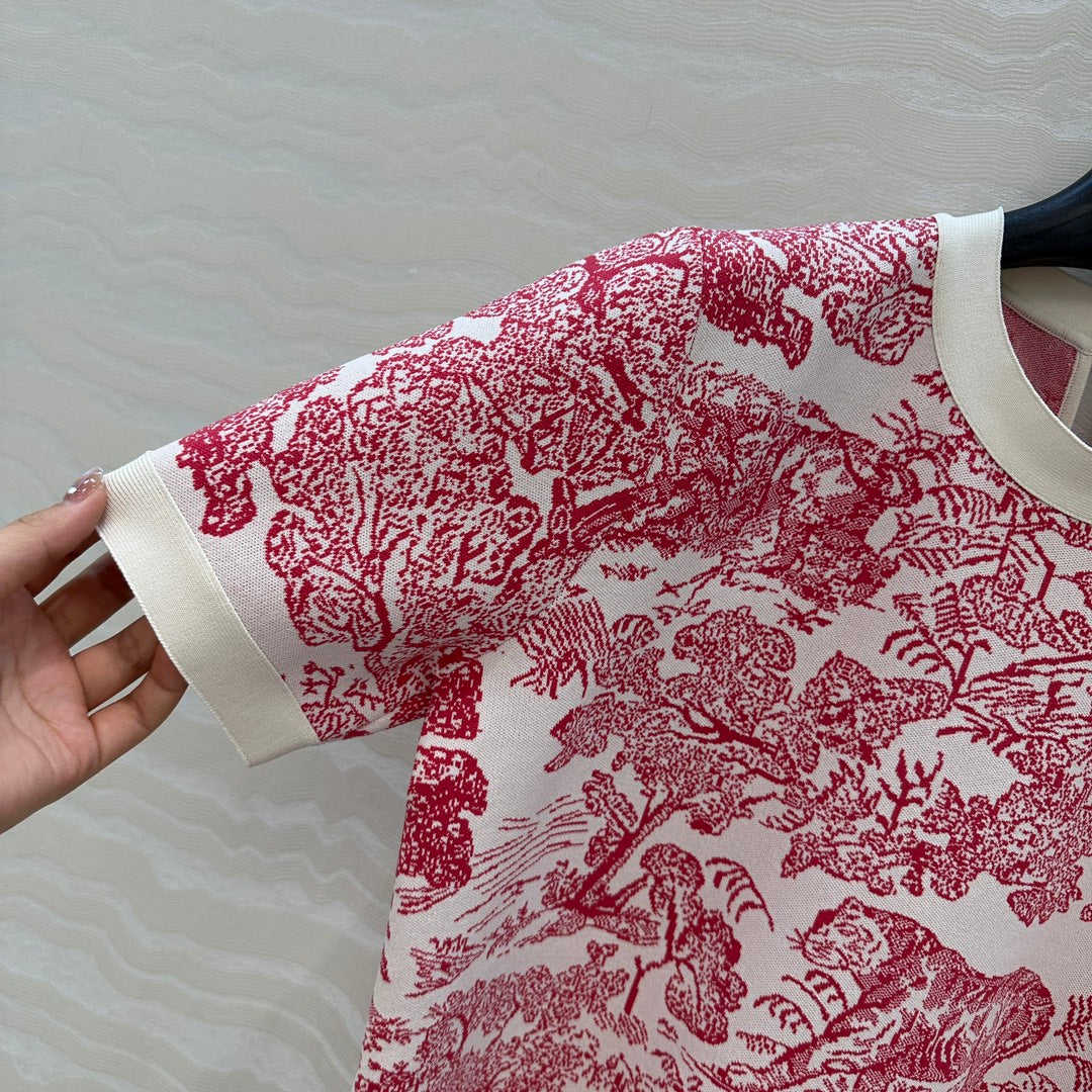 CD 25ss miss D knit shirt