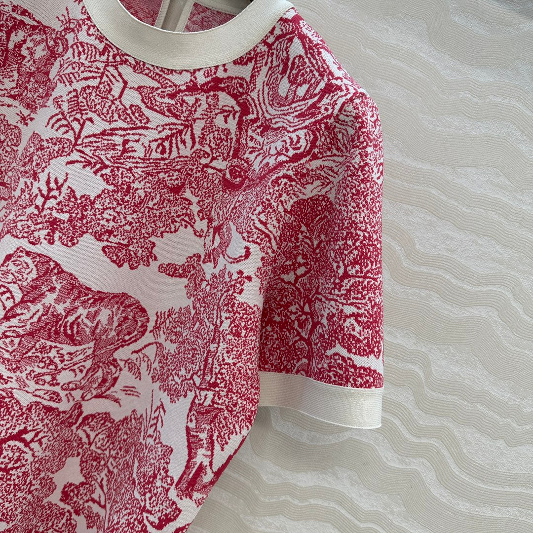 CD 25ss miss D knit shirt