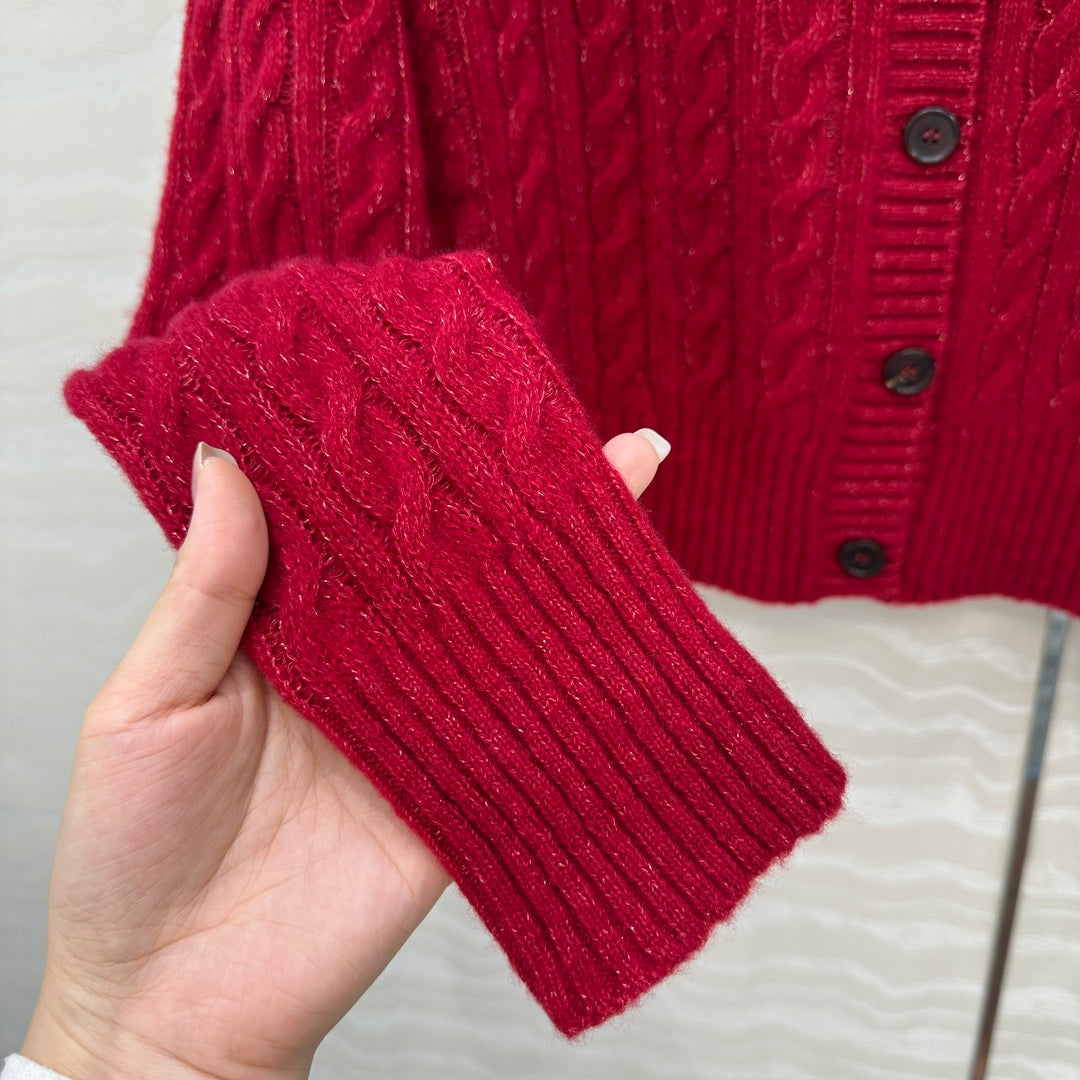 Brun 25fw cashmere cardigan