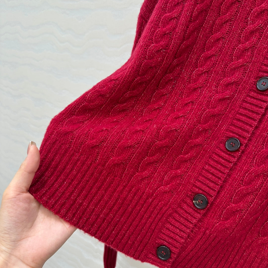 Brun 25fw cashmere cardigan