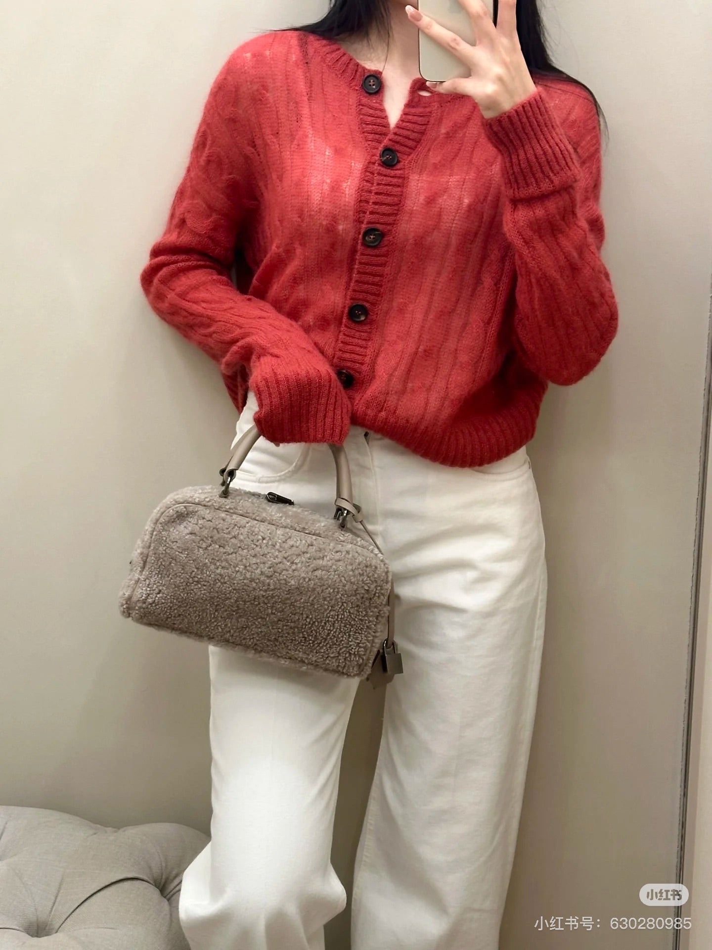 Brun 25fw cashmere cardigan