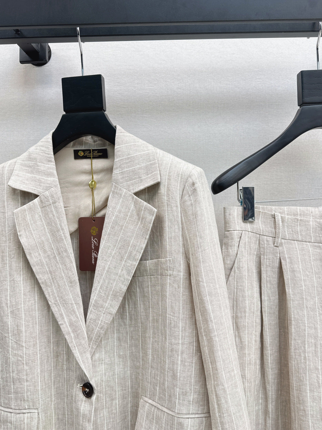 Loro 25fw linen suit