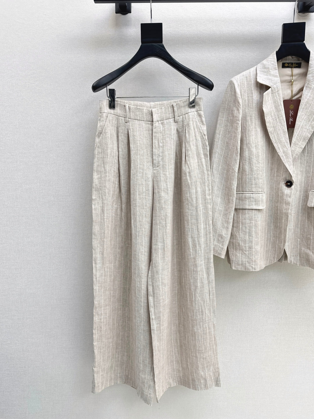 Loro 25fw linen suit