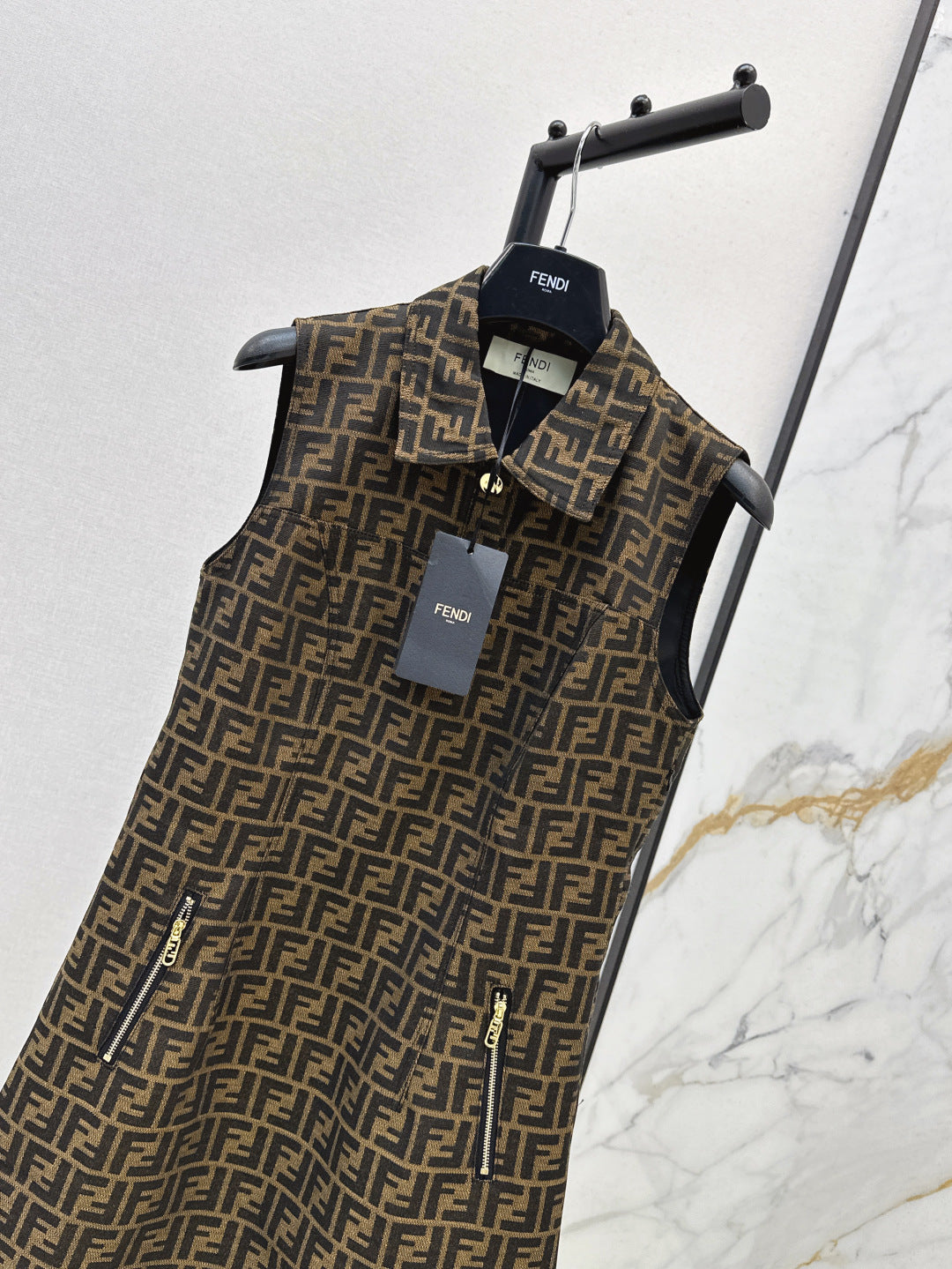 Fend 25ss jacquard dress