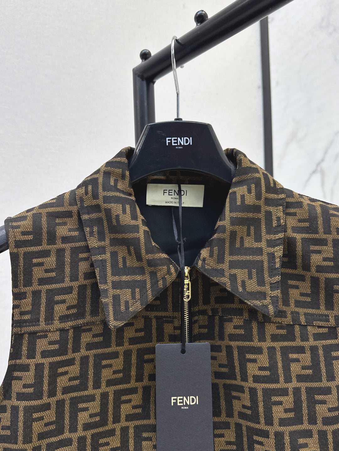 Fend 25ss jacquard vest