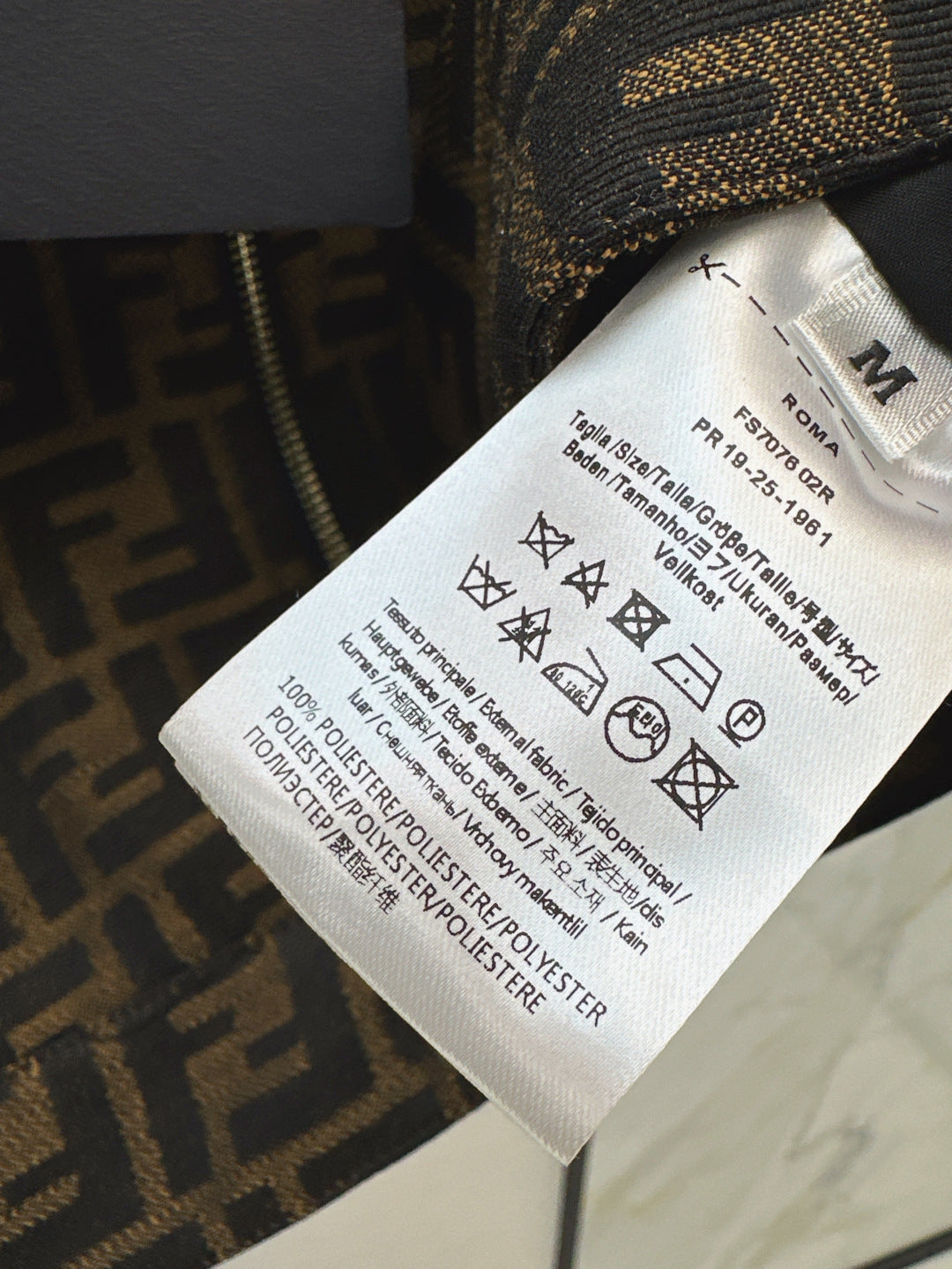 Fend 25ss jacquard vest