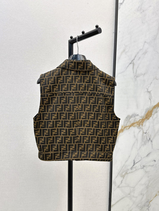 Fend 25ss jacquard vest