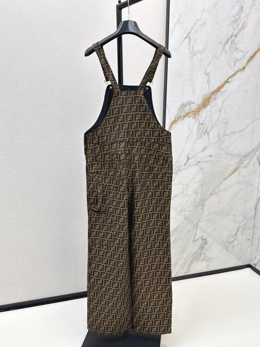 Fend 25ss jacquard jumpsuit