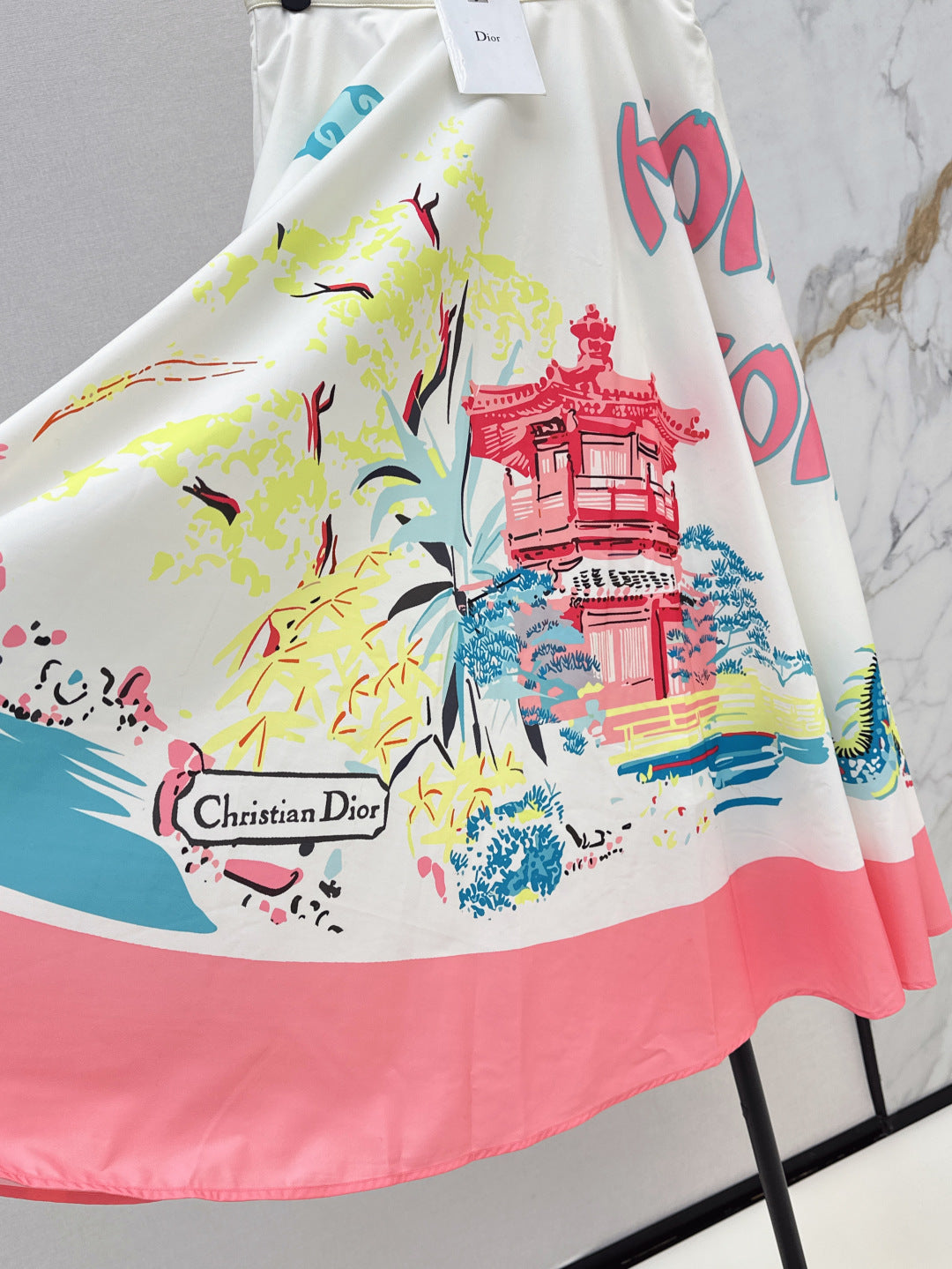 CD 25ss printed skirt