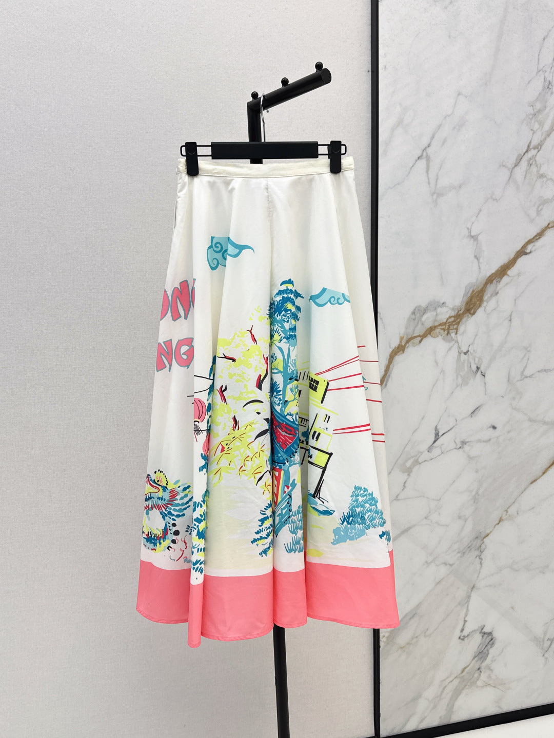 CD 25ss printed skirt