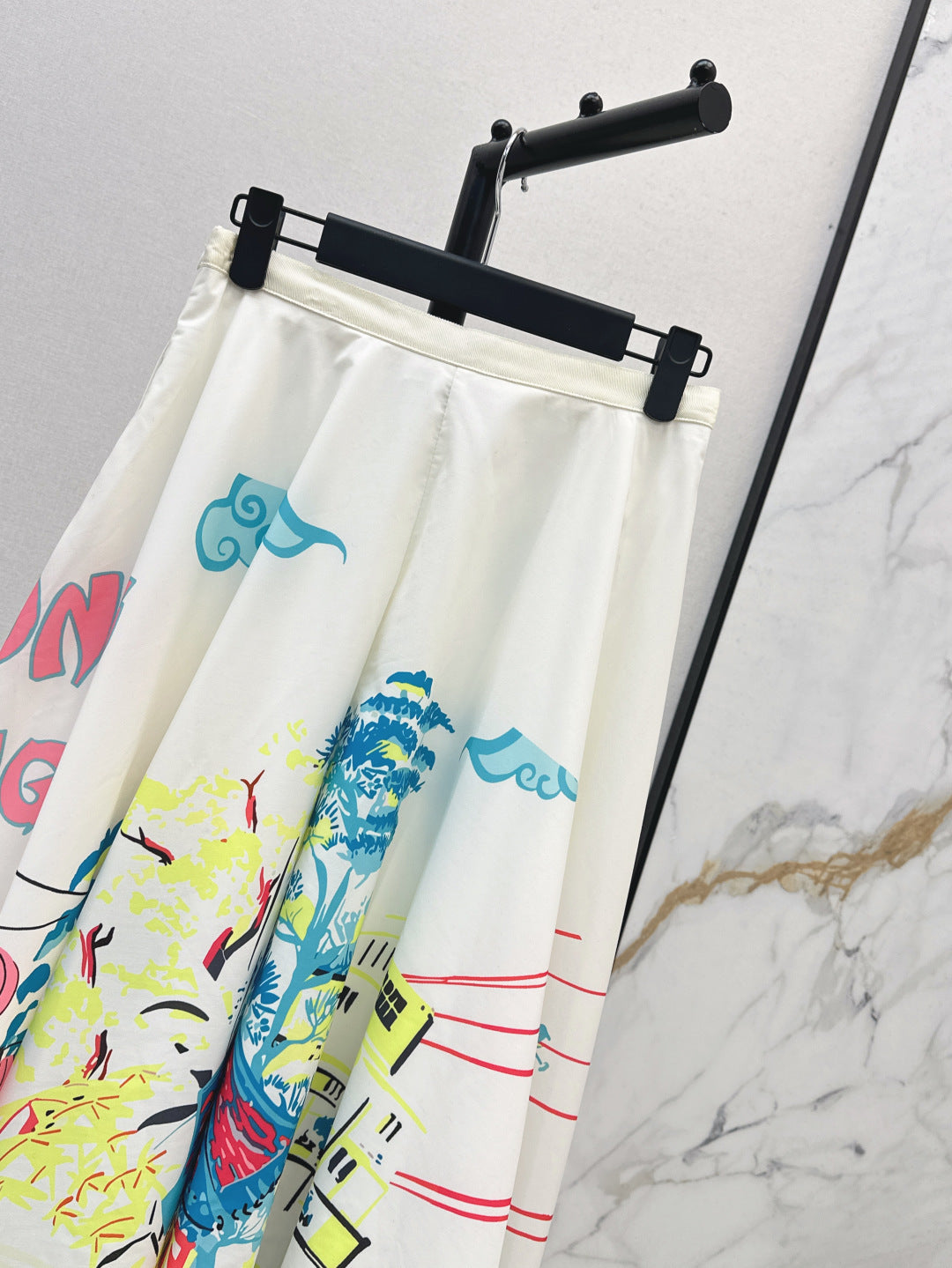 CD 25ss printed skirt