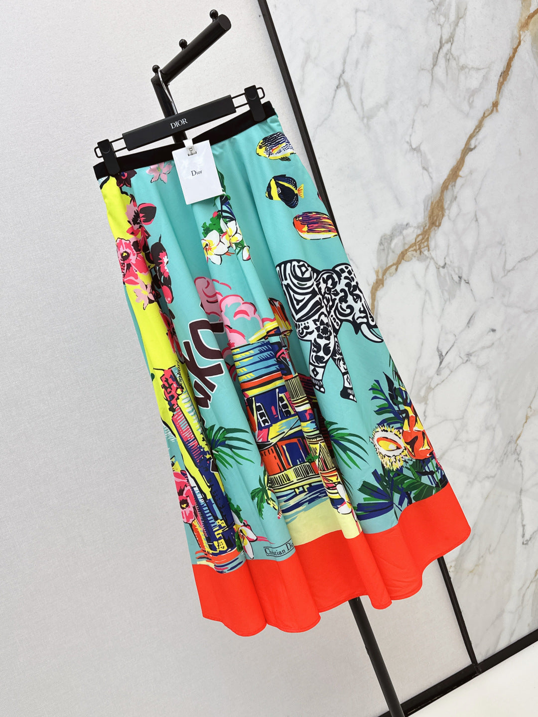 CD 25ss printed skirt