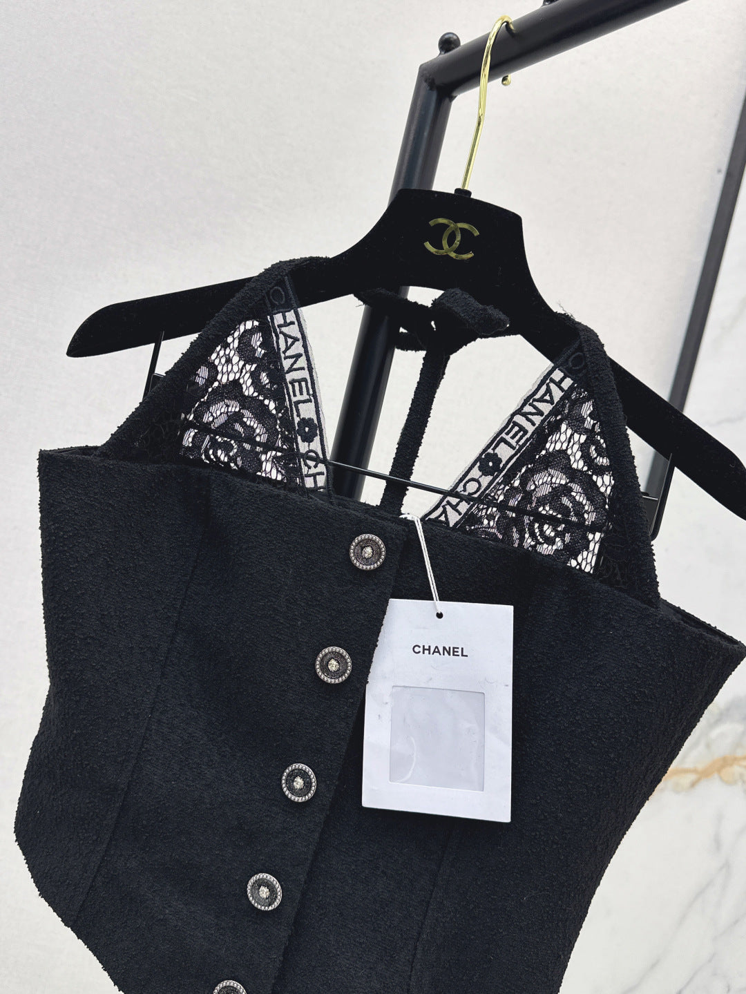 Chan 25ss lace tube top