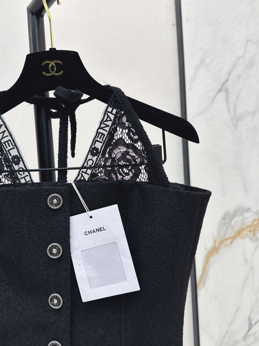 Chan 25ss lace tube top