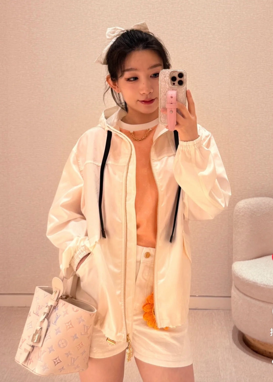 Louis 25ss hooded jacket