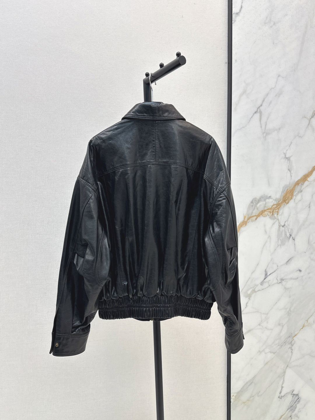 Saint lau 25fw leather jacket