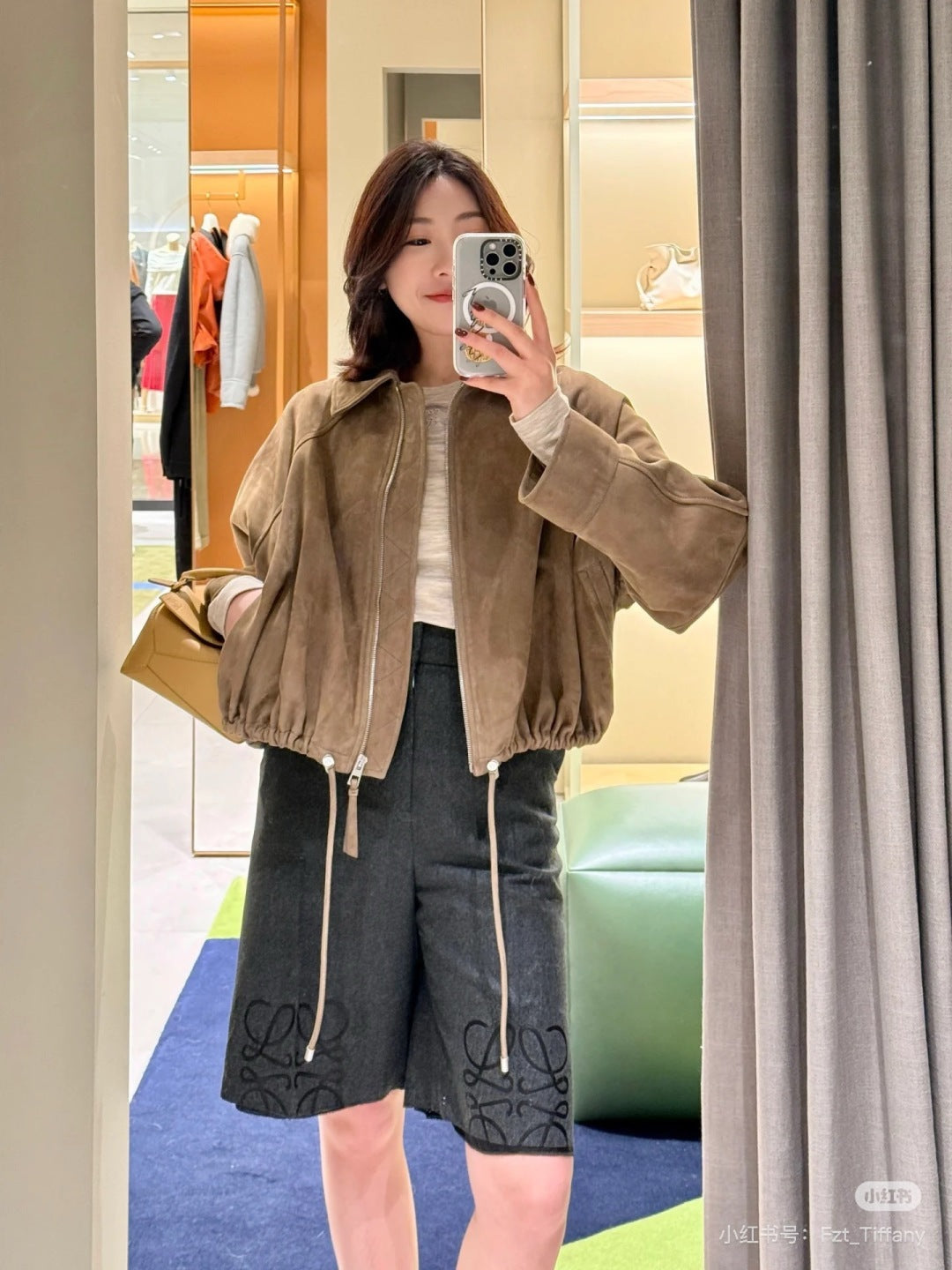 Loe 25fw suede jacket