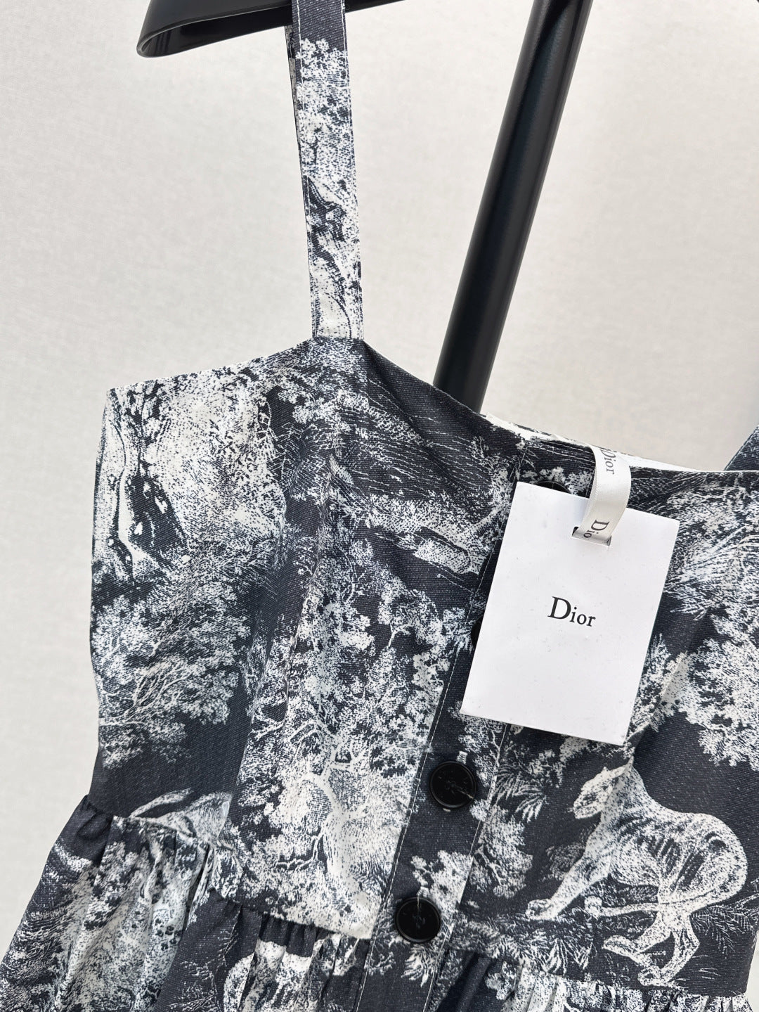 CD 25ss printed slip dress