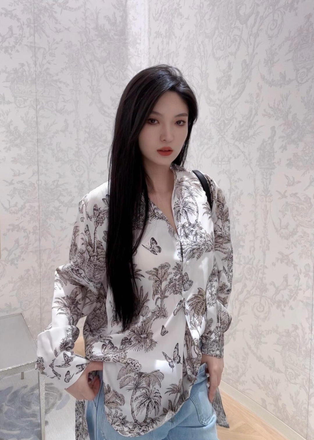 CD 25ss silk shirt