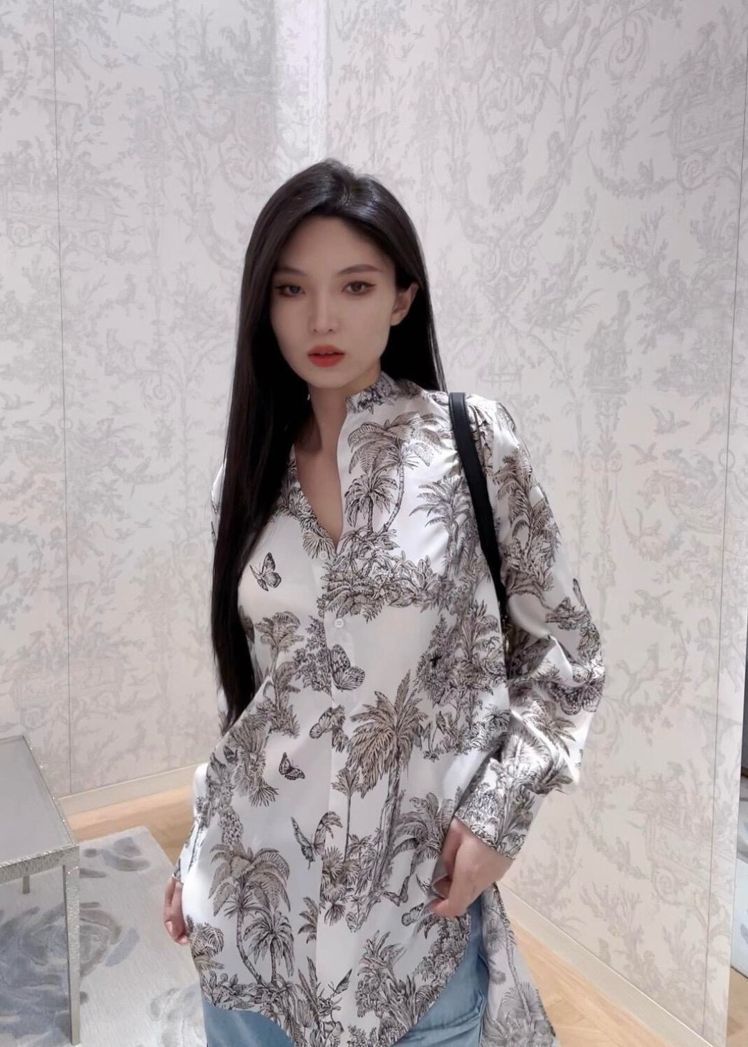 CD 25ss silk shirt