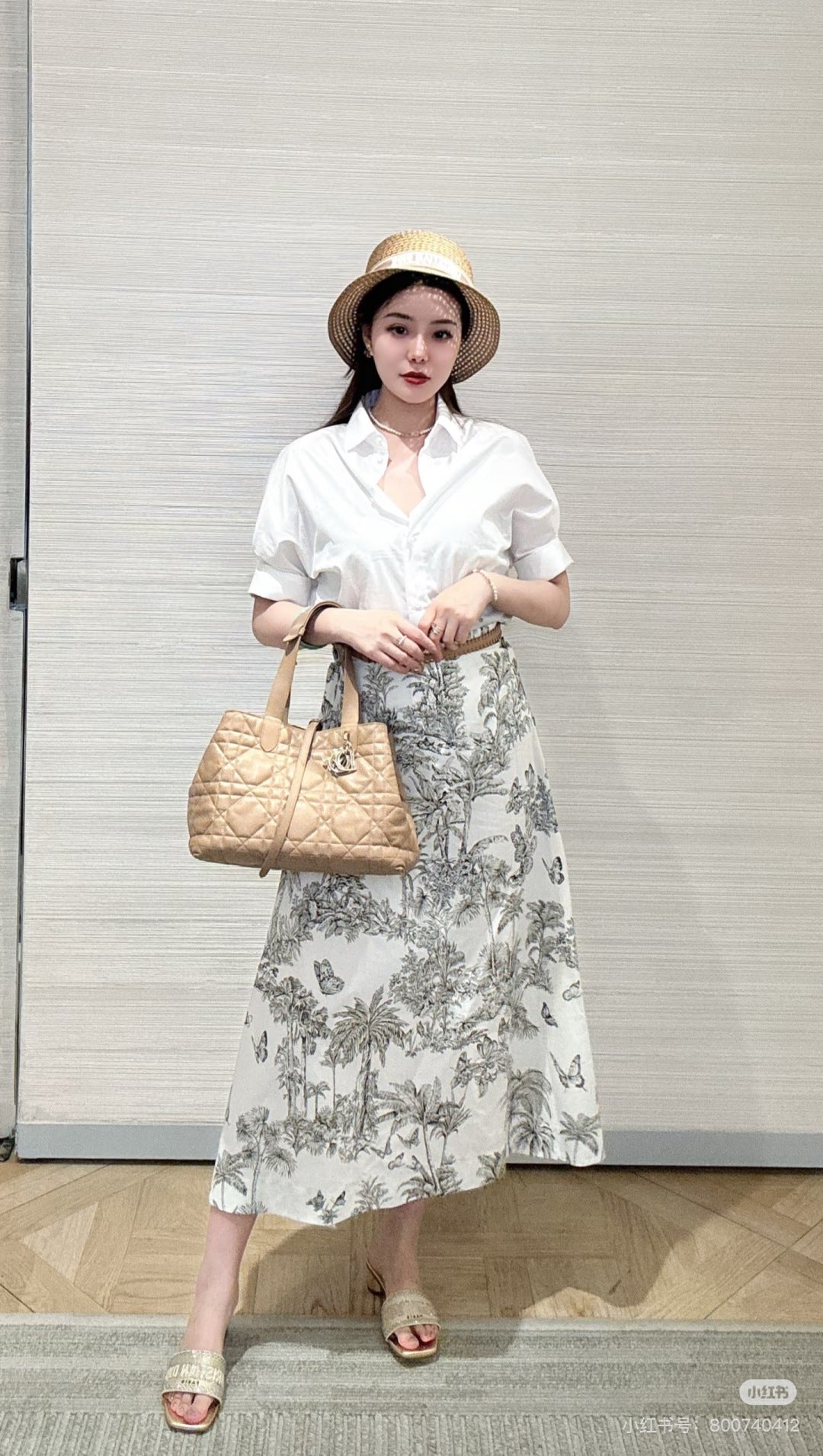 CD 25ss printed skirt