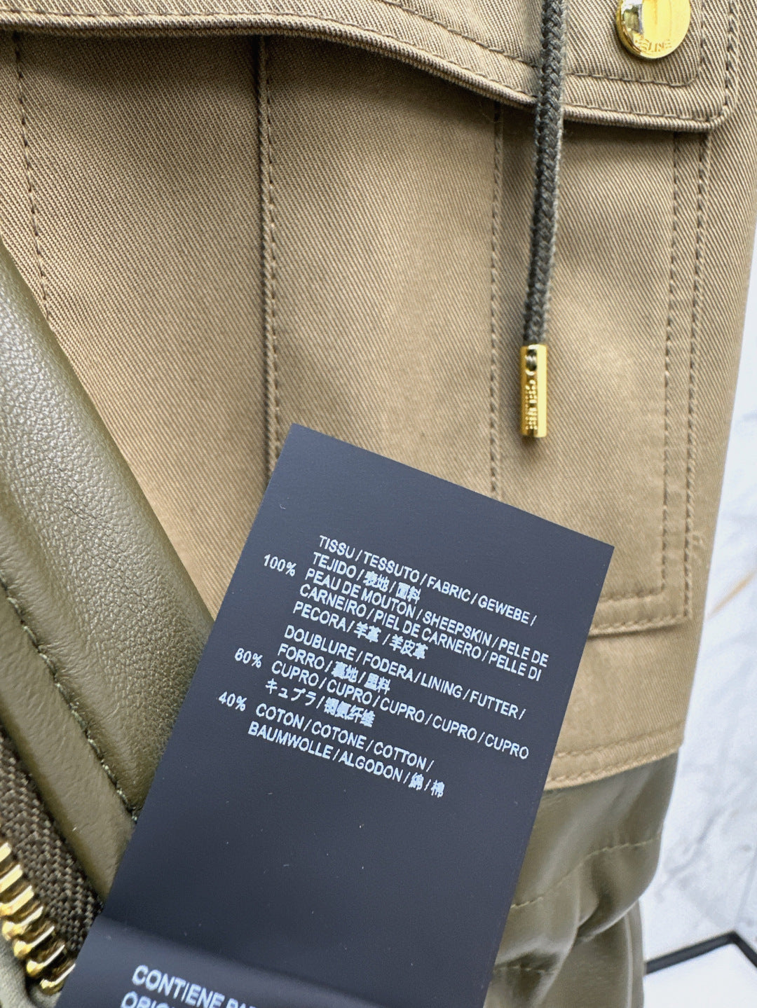 Celi 25fw leather jacket