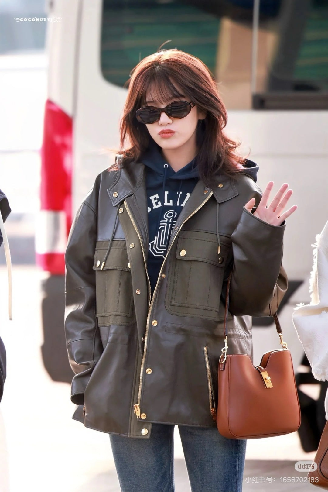 Celi 25fw leather jacket