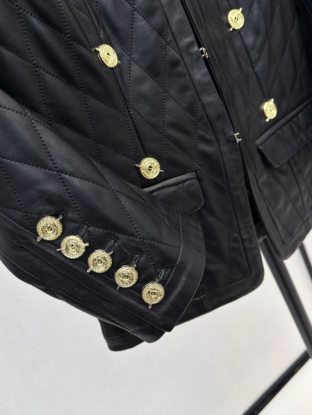Bal 25fw leather jacket