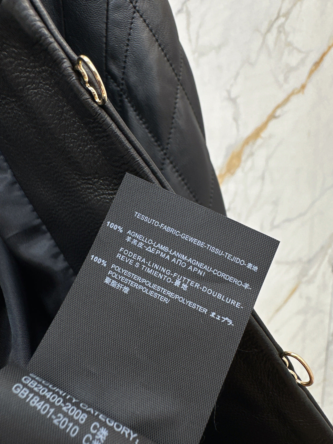 Bal 25fw leather jacket