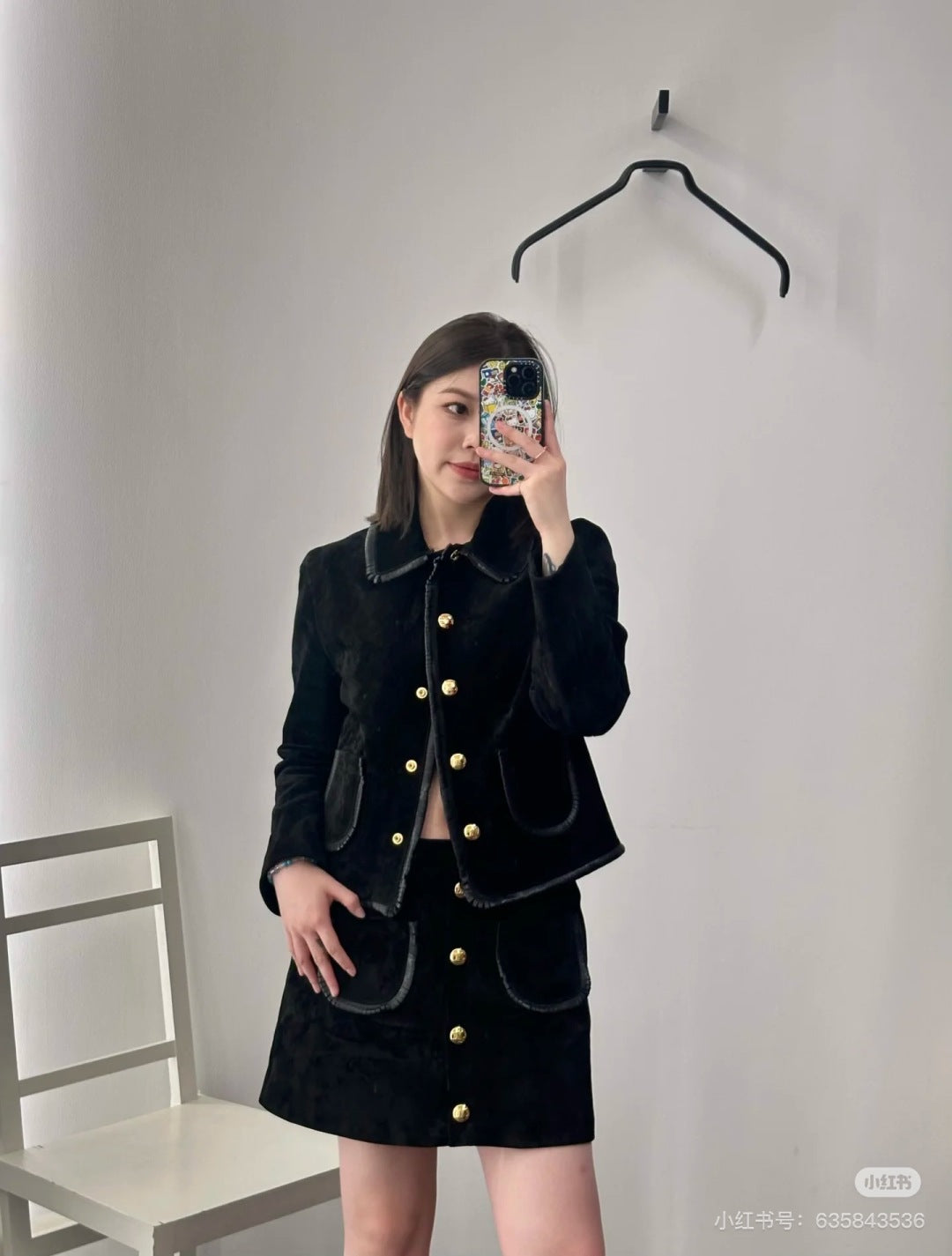 Celi 25fw suede jacket