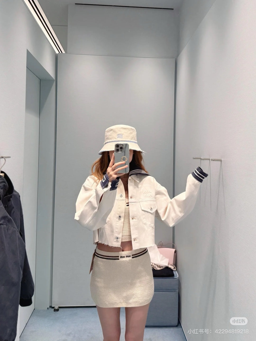 Miu 25fw denim jacket