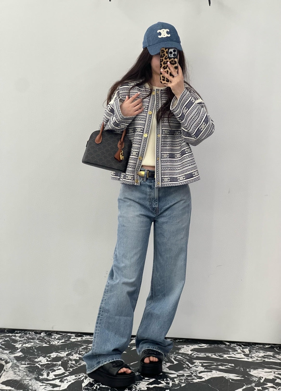 Celi 25fw jacquard jacket
