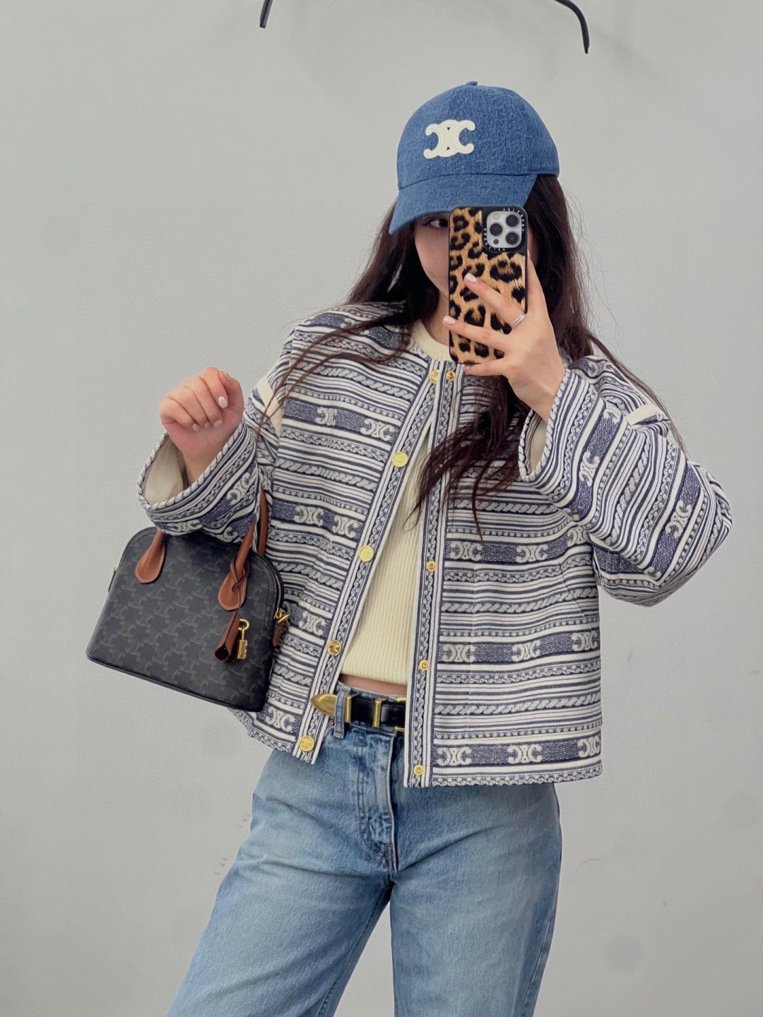 Celi 25fw jacquard jacket