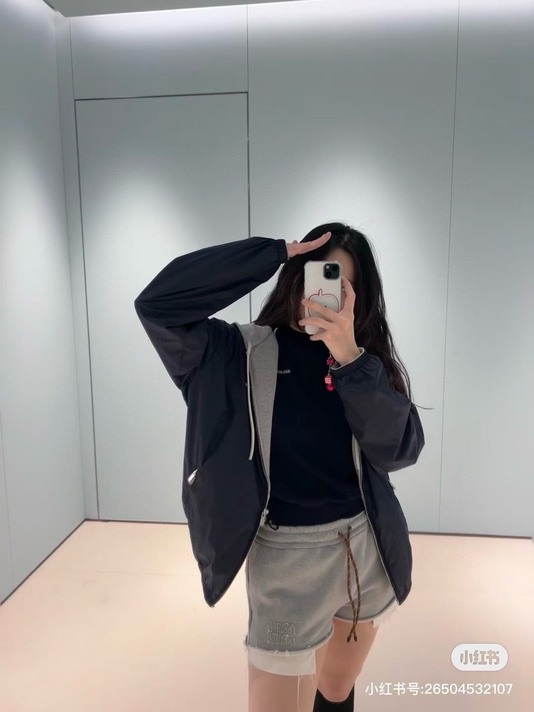 Miu 25fw reversible jacket