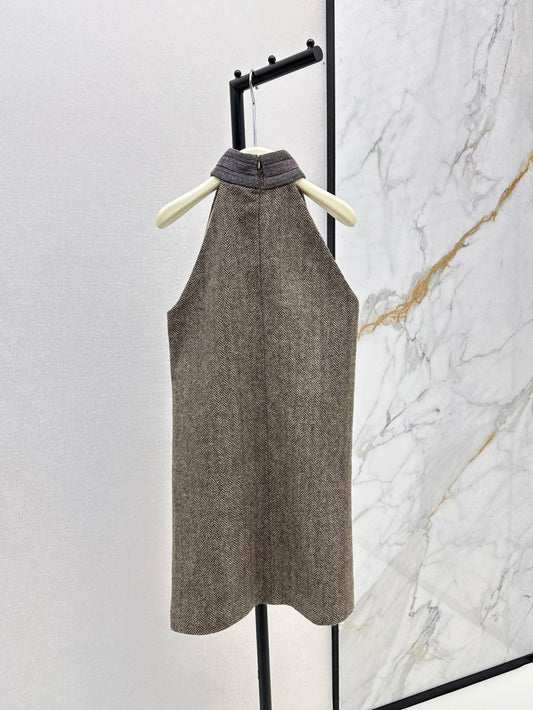 brune 25fw sleeveless dress