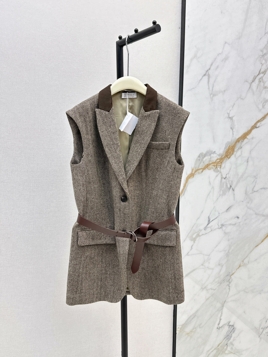 Brun 25fw wool vest